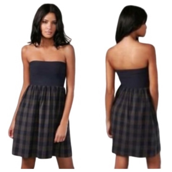 Theory Trois C abstract strapless dress - Picture 14 of 14